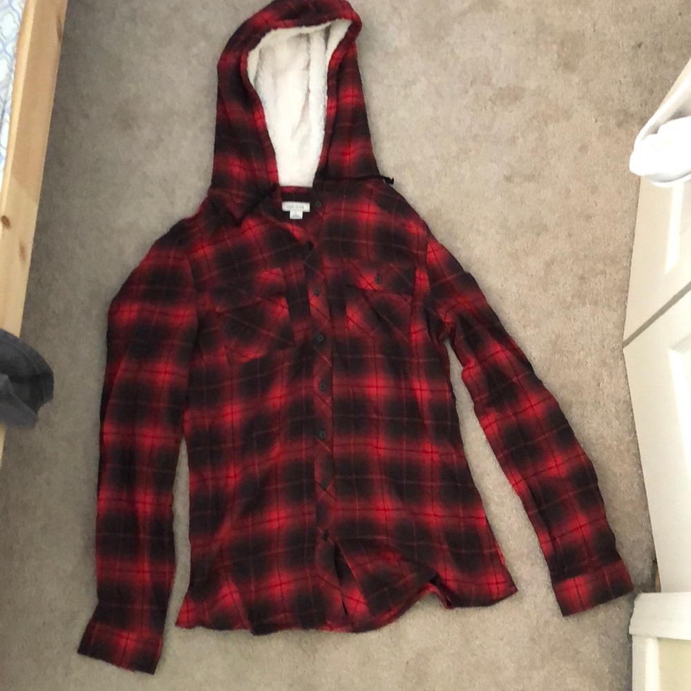 Plaid Lightweight Hoodie